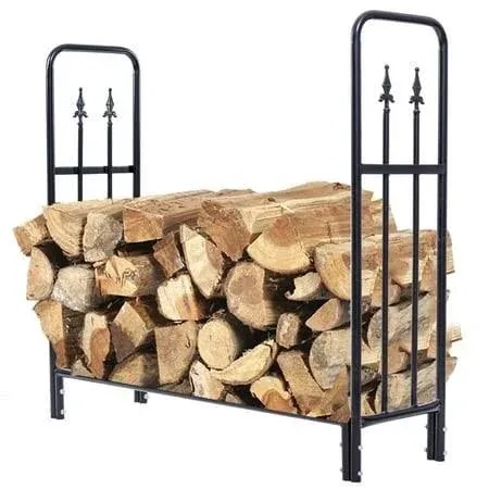 Firewood Log Rack Indoor Outdoor Fireplace Storage Holder