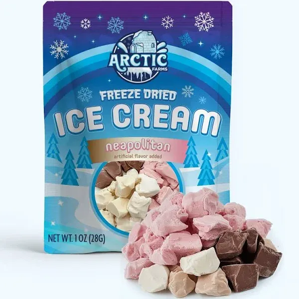 Arctic Farms Freeze Dried Ice Cream That Does Not Melt