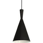 Bromi Design B6003 Black Berkley 1-Light Pendant With Modern Aluminum Shade