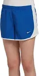 Nike Girls' Dry Tempo Running Shorts, Large, Game Royal/White