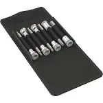 Wera 05003181001 8740 B HF Imperial 1 Zyklop bit socket set with holding function, 3/8" drive, 7 pieces