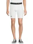 Under Armour Men's Heatgear Armour Compression Shorts, White