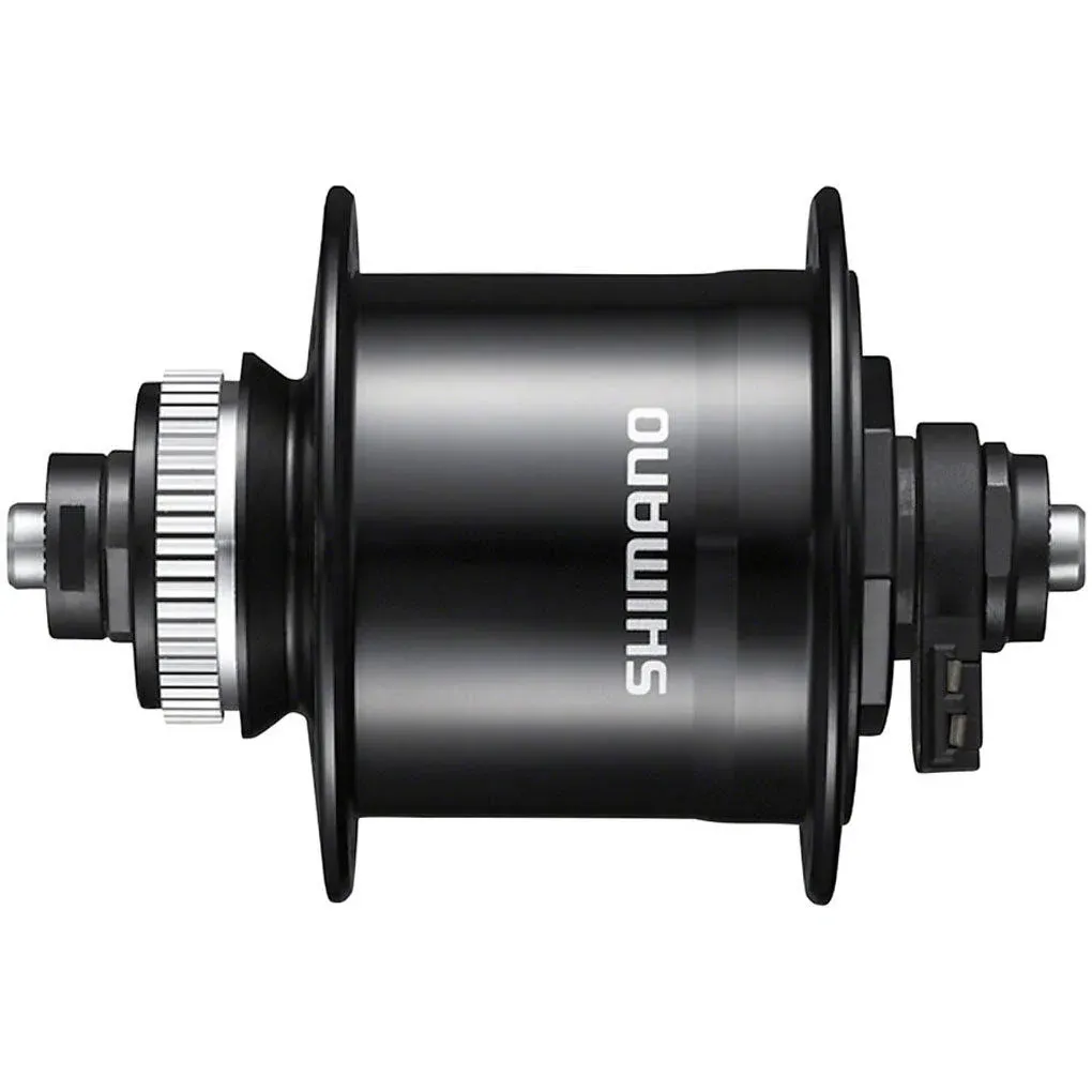 Shimano Metrea DH-UR700-3D Dynamo Front Hub - QR x 100mm, Center-Lock, Black, 32