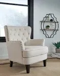 Ashley Romansque Beige Accent Chair