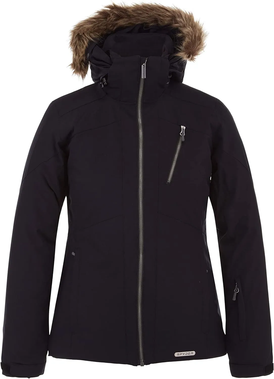 NWT Spyder Women&#039;s Skyline Insulated Ski Jacket Black Size Medium $279