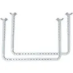 8084210 33 In. X 34 In. Adjustable Garage Ceiling Mount Storage Rack Kit Garage 