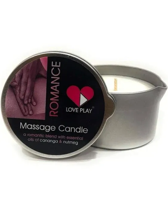 Massage Oil Candle for Home SPA - Vegan Moisturizing Body Oil Candle for Pure Relaxation - Hydrating Skin Care Massage Oils with Essential Oils (6.76oz)