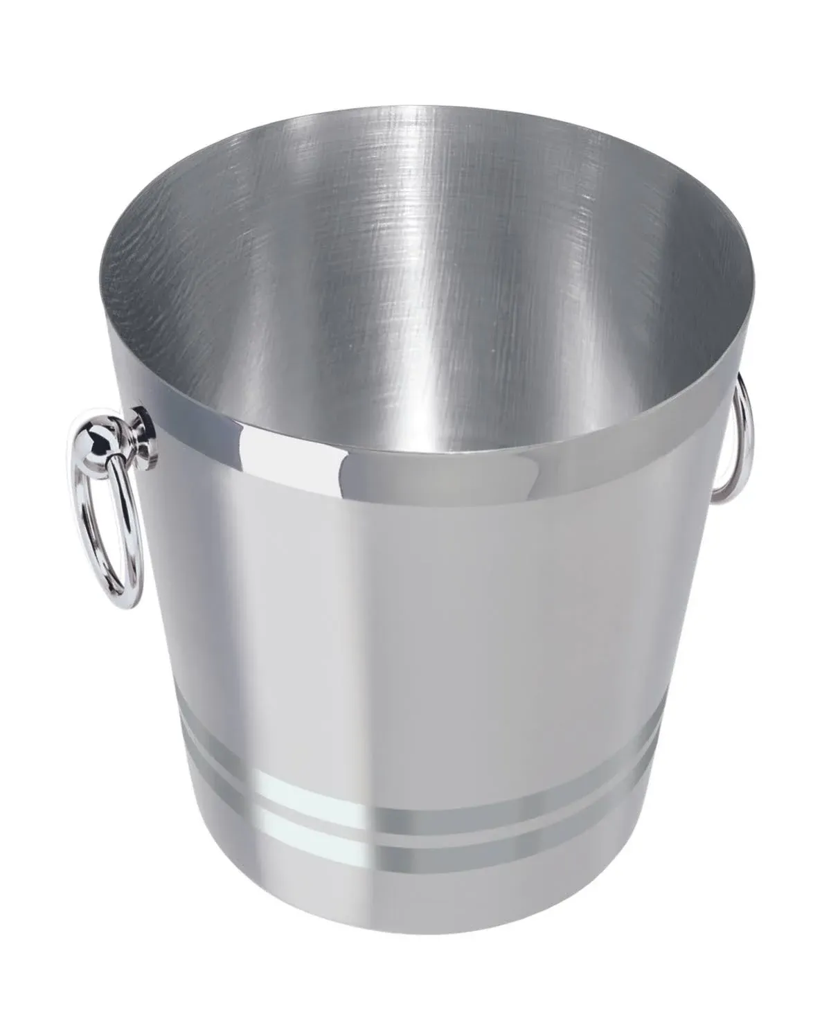 Oggi 7041 Stainless Steel Champagne Bucket, 4-1/4-Quart, Silver