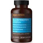 Amazon Elements Elderberry Complex 60 Berry Flavored Lozenges