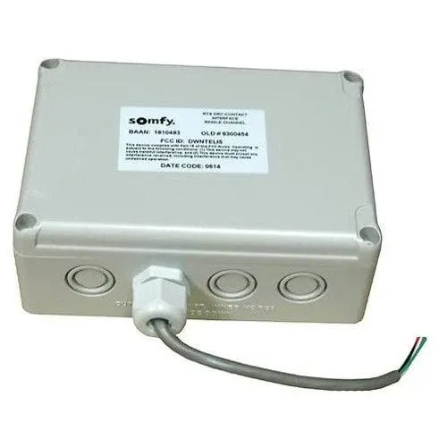 Somfy RTS Transmitter with Dry Contact Interface (1-Channel)