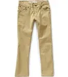 Levi's 511 Slim Fit Sueded Pants, Big Boys - Gold 20