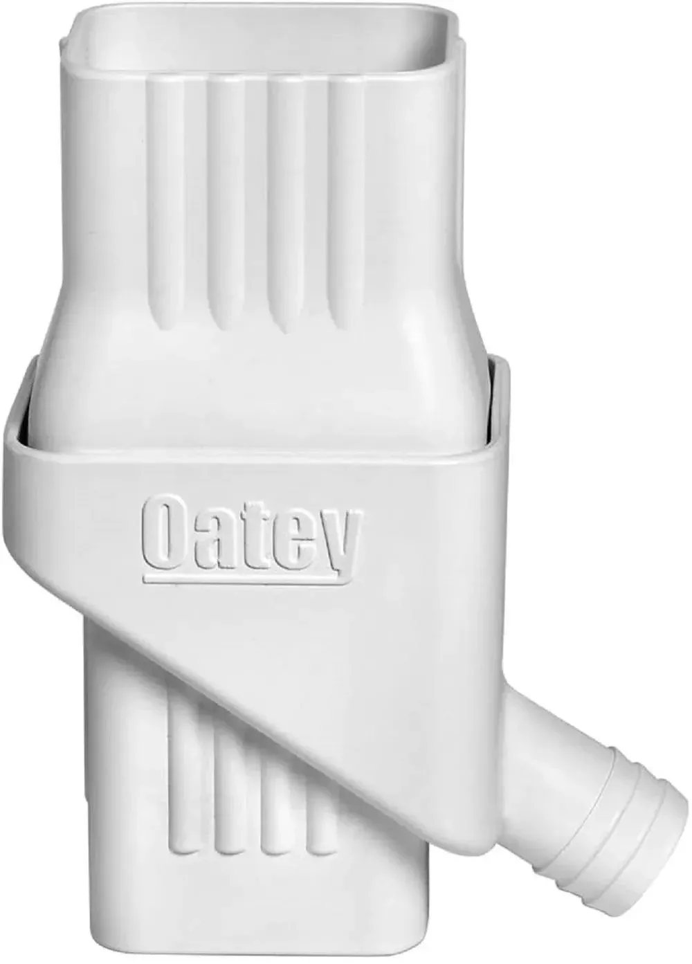 Oatey Mystic Rain White Plastic Water Downspout Diverter