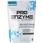 Pro-Enzyme Laundry Detergent Powder, Non-Irritating Professional Strength Natural Active Enzymes - Powerful Sweat, Odor & Stain Remover for Activewear, Clothing, Bedding, Use in All Machines, 96 Loads