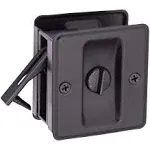 Oil Rubbed Bronze Privacy Pocket Door Lock