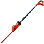 BLACK+DECKER Pole Hedge Trimmer Kit 20V MAX Cordless w/ 1.5Ah Battery + Charger