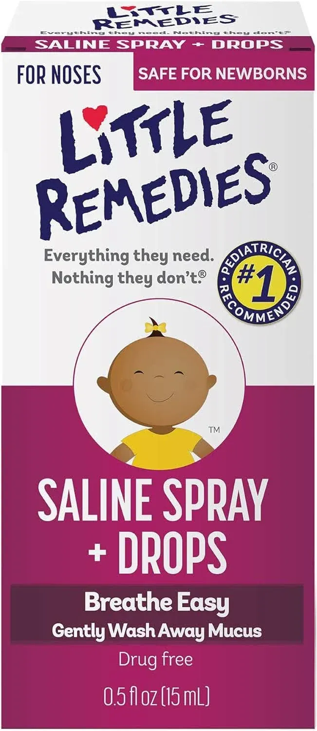 Little Remedies Saline Spray Drops