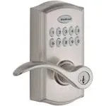 Kwikset Satin Nickel Pembroke Electronic SmartCode Lever