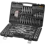 VEVOR Tap and Die Set 116-Piece Include Metric and SAE Size SZHMJZSZBY116ORORV0