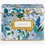 Garden Party Tin Recipe Box