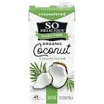 So Delicious Organic Coconut Milk Dairy Free Unsweetened