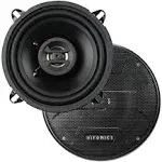 Hifonics ZS525CX Zeus Coaxial Car Speakers (Black, Pair) – 5.25 Inch Coaxial Speakers, 200 Watt, 2-Way Car Audio, Passive Crossover, Sound System (Grills Included)