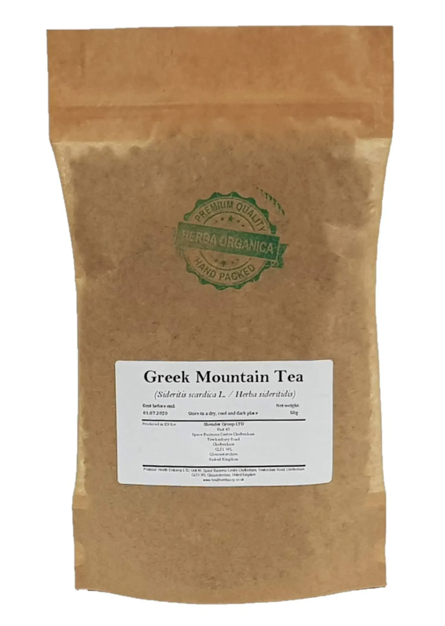 Greek Mountain Tea - Sideritis L #Herba Organica #Ironwort, Shepherd's Tea, Mountain Tea (50g)