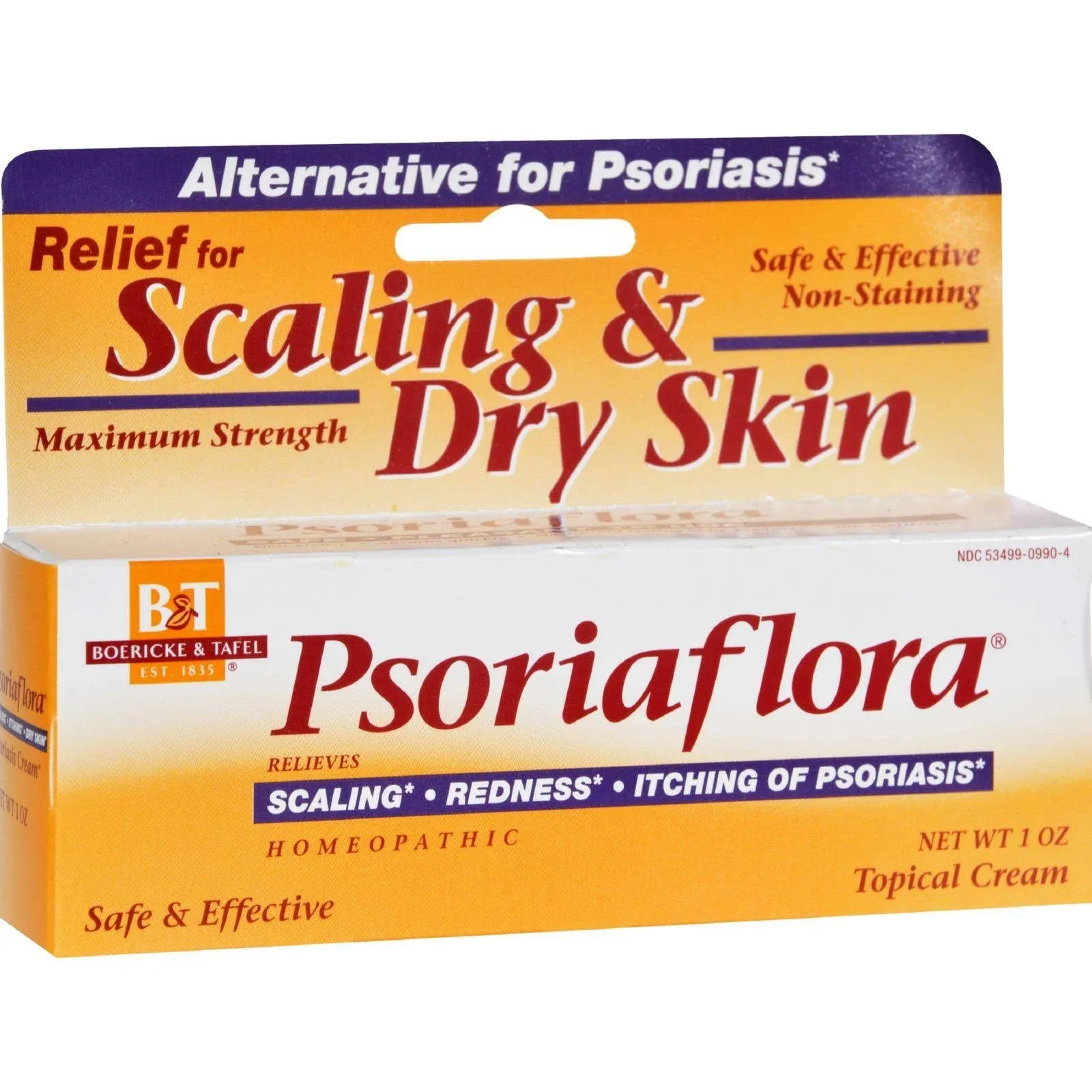 Psoriaflora Cream 1 Oz By Boericke &amp; Tafel