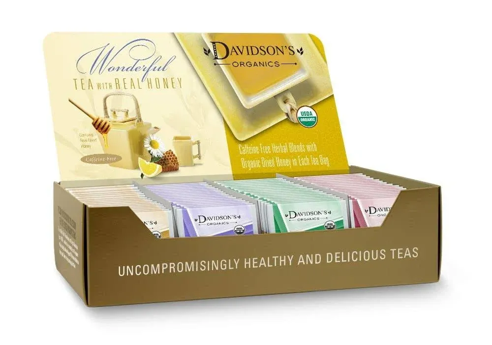 Davidson Organic Tea Single Serve Assorted Honey Tea