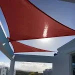 Sunny Guard Sun Shade Sail 10'x10'x10' Triangle Terra UV Block Sunshade for Backyard Yard Deck Patio Garden Outdoor Activities A