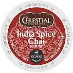 Celestial Seasonings India Spice Chai Tea K-Cup 48 Count Case