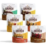 Catalina Crunch Protein Cereal Single Serve Pouches (1.27oz/pouch) 6 Flavors Variety Pack: Low Carb, Zero Sugar, Plant Protein, High Fiber, Gluten & G