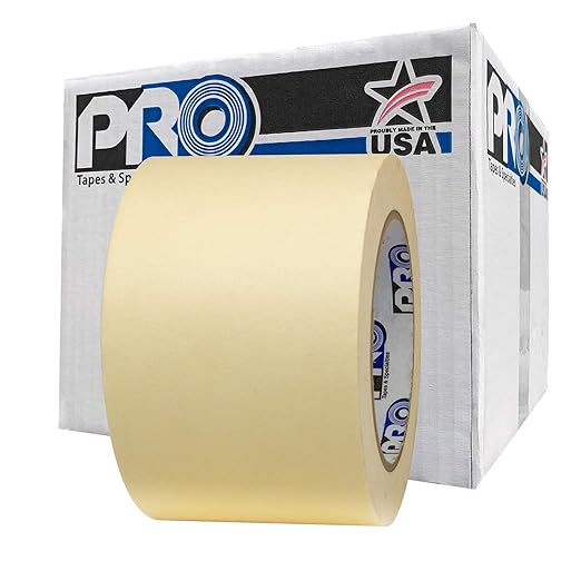 ProTapes Pro 795 Crepe Paper General Purpose Masking Tape, 60 yds Length x 3 ...