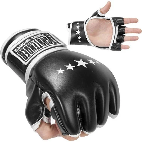 Contender Fight Sports MMA Synthetic Hybrid Training Gloves, Large