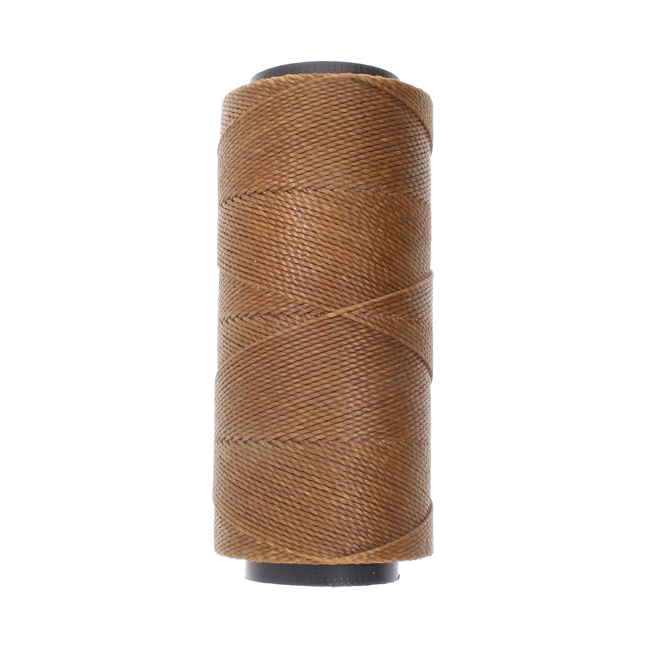 The Beadsmith Knot It Waxed Polyester Cord – Coffee Color – 1mm Diameter – Light Wax, 144 Meters (472 Feet) Per Spool – Make Jewelry, Macrame, Friendship Bracelets and DIY Crafts