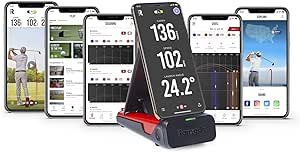 Rapsodo Mobile Launch Monitor for Golf Indoor and Outdoor Use with GPS Satellite View and Professional Level Accuracy, iPhone & iPad Only