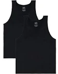 Fruit of The Loom Men's EverSoft Tank Tops, 2 Pack, Size: Medium, Black