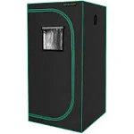 MELONFARM 3 x 3 Grow Zelt, 91,4 x 91,4 x 183,9 cm, hochreflektierendes 600D-Diamant-Mylar-Leinwand mit Beobachtungsfenster und Bodenwanne für Hydrokultur-Pflanzenanbau