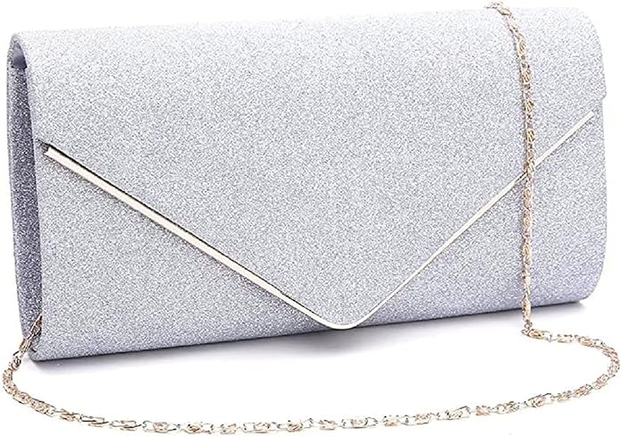 Iboboy Women's Prom Sparkling Clutch Purse