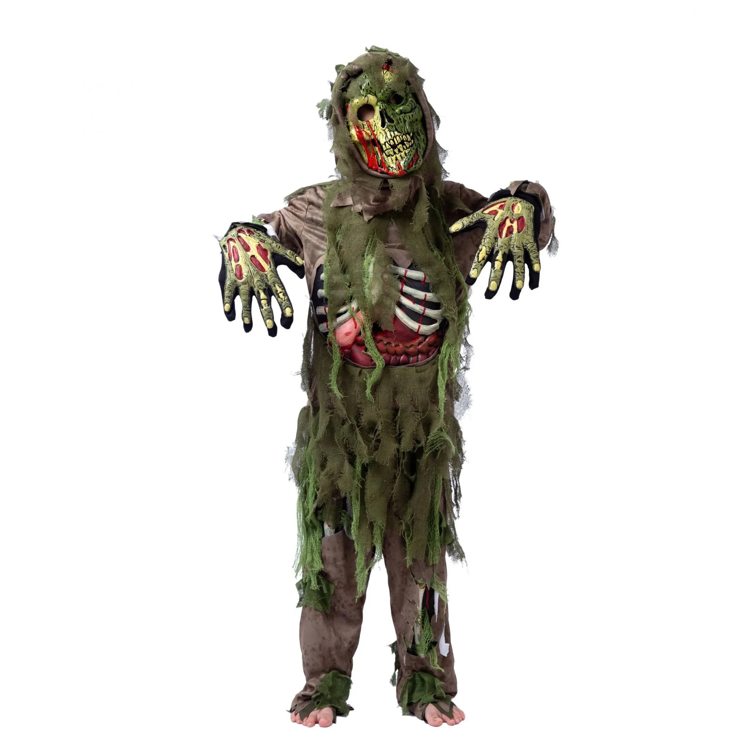 Spooktacular Creations Swamp Deluxe Skeleton Living Dead Zombie Halloween Costume