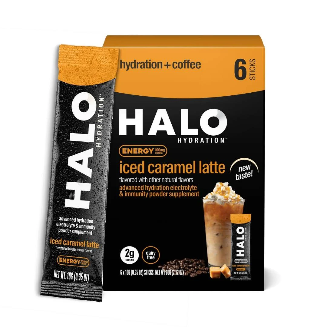 Halo Hydration Iced Caramel Latte