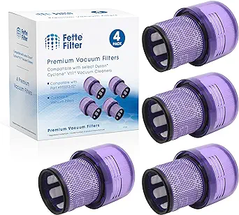 Filters Compatible with Dyson Cordless V11 Vacuums.  Part # 970013-02 (4 Pack)