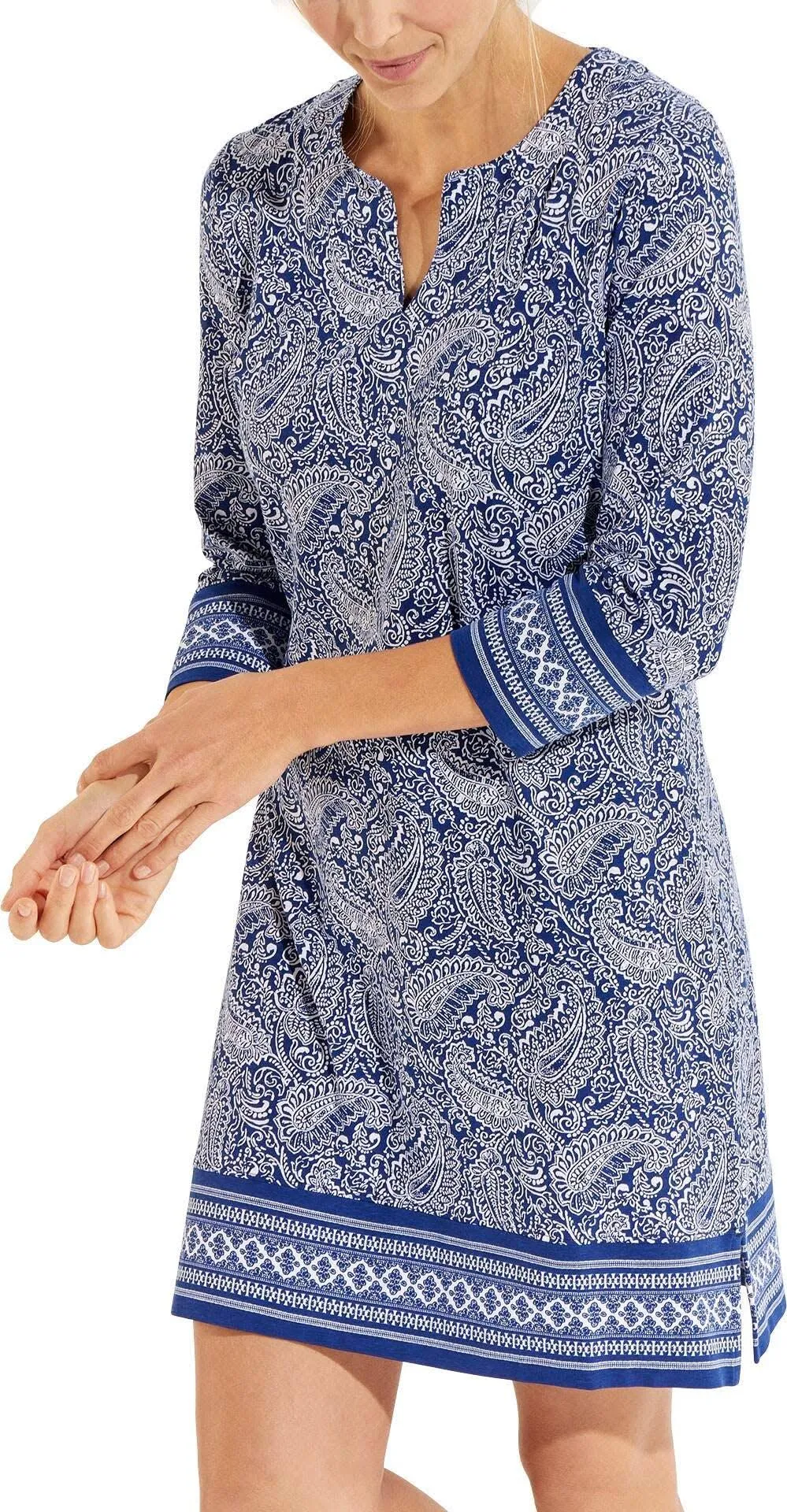 Coolibar UPF 50+ Women's Oceanside Tunic Dress - Sun Protective