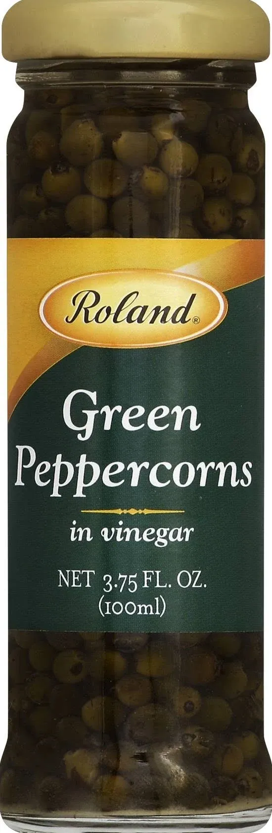 Roland Peppercorns, Green, in Vinegar - 3.75 fl oz