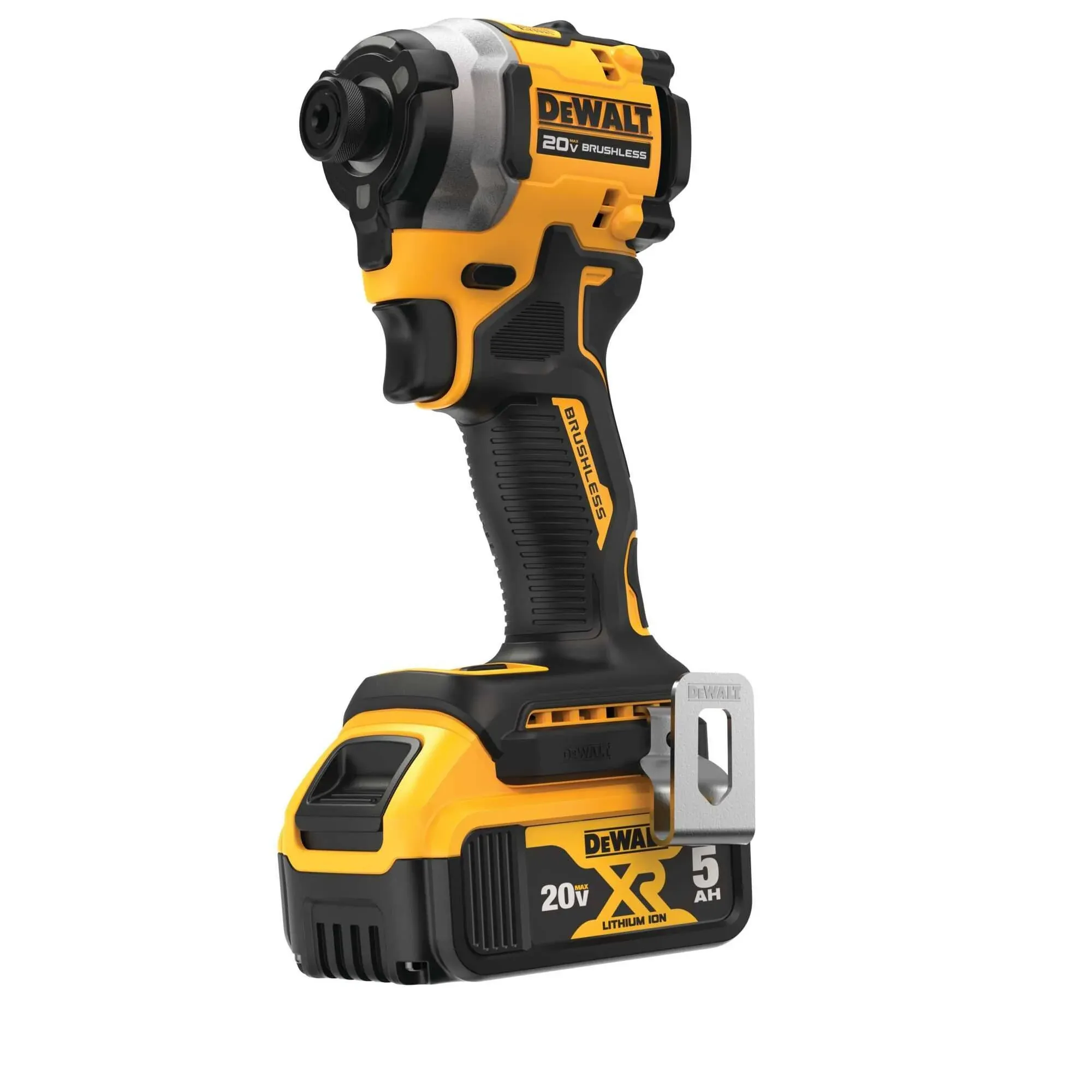 ATOMIC 20V MAX Lithium-Ion Cordless 1/4 In. Brushless Impact Driver Kit, 5 Ah Ba