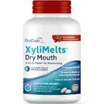 Oracoat XyliMelts Dry Mouth Relief Oral Adhering Discs Cinnamon with Xylitol, for Dry Mouth, Stimulates Saliva, Non-Acidic, Day and Night Use, Time