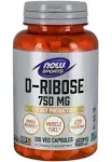 Now Foods, D-Ribose 750 mg 120