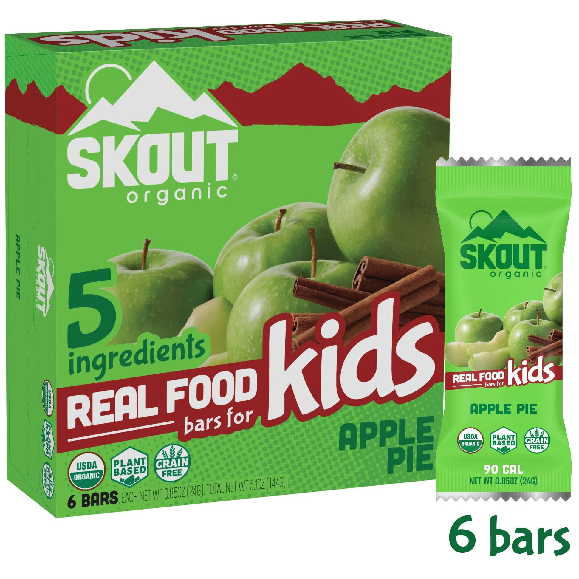 Skout Organic Apple Pie Kids Bar by Skout Organic