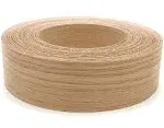 Red Oak 1&#034; X 50&#039; Roll Preglued Wood Veneer Edge Banding, Iron on with Hot Melt