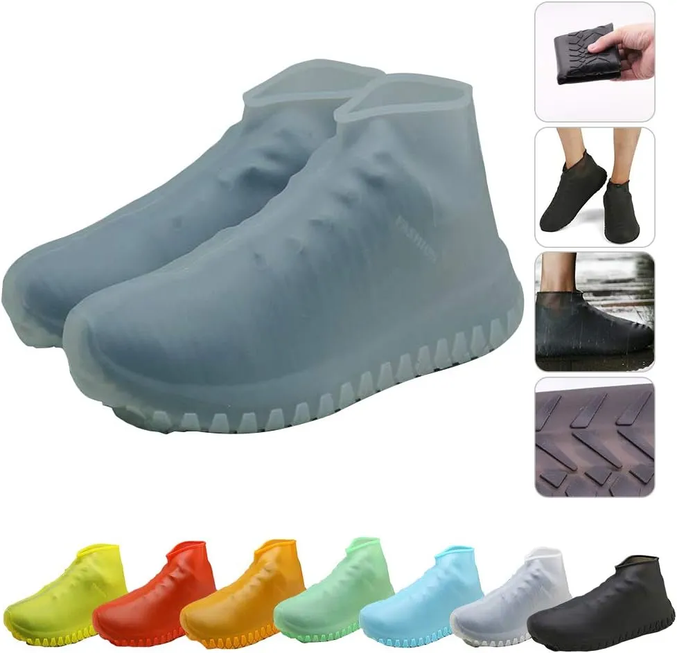 Nirohee Silicone Shoes Covers, Shoe Covers, Rain Boots Reusable Easy to Carry for ...