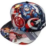 Marvel Legends Captain America, Ironman, Avengers, Hulk Baseball Cap --Youth Hat